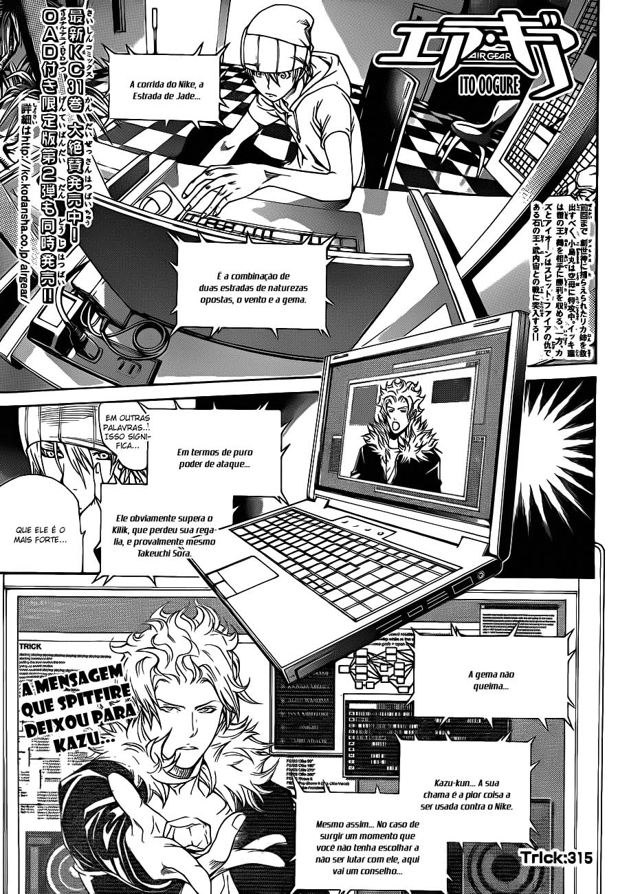 Air Gear Capítulo 315 - Capítulo 315 - Página 2